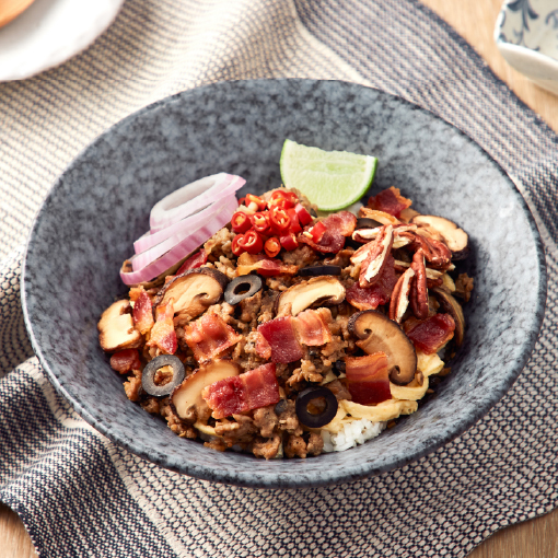 OTTN80075 ข้าวผัดหมูสับมะกอกดำ